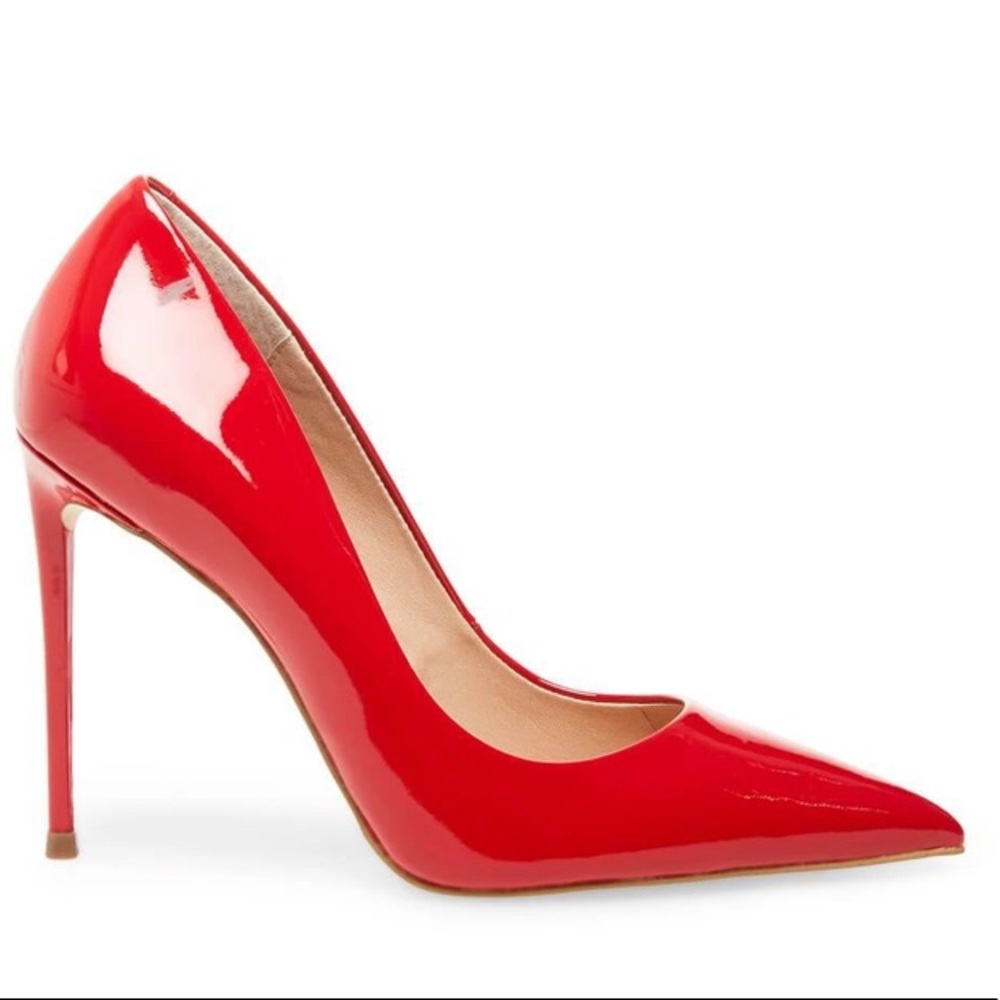 Steve Madden Vala Red Patent Heel